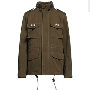 Coach Light jacket Khaki Military Field light women’s Jacket size 6